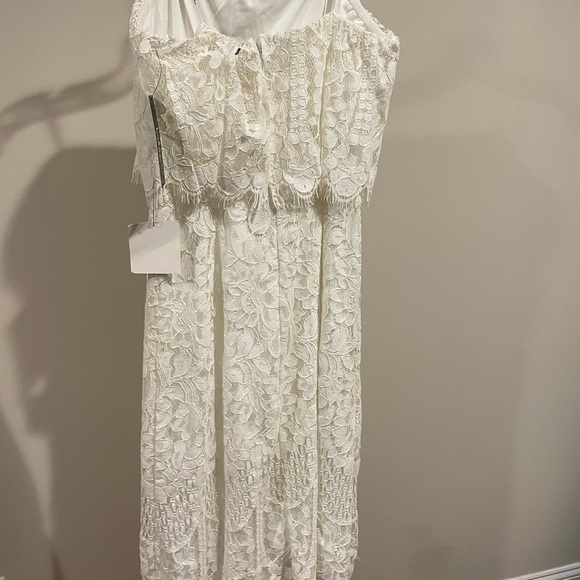 NWT LULU’s STRAPLESS TIERED DRESS - Picture 4 of 7